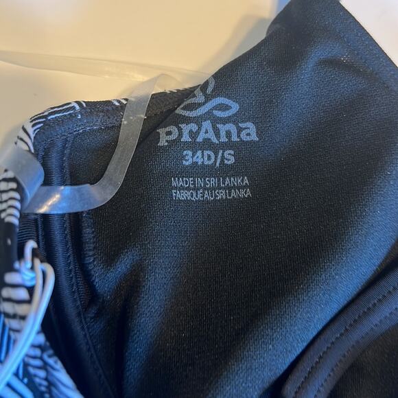 Prana 34d swimsuit BNWT PRANA W'S MARINA ONE PIECE black springtime - Picture 5 of 7